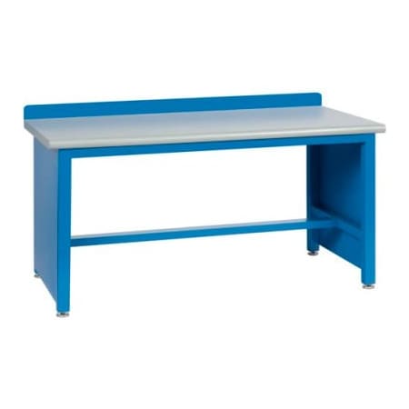 Lista International Lista Technical Workbench W/ Tech Legs, Laminate Safety Edge, 72"W x 30"D, Blue XSTB13-72PT/BB